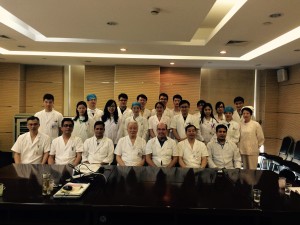 sesion clínica en Shanghai